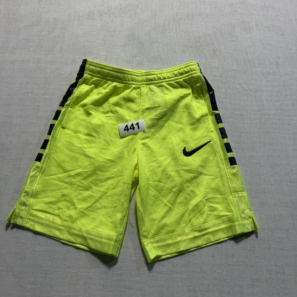 Nike Dri-FIT Elite Boy's Athletic Shorts‎ Sz 7 Green Brand New